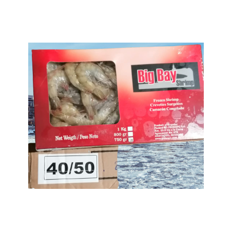 Crevetten BigBay 40/50 ganz 1Kg